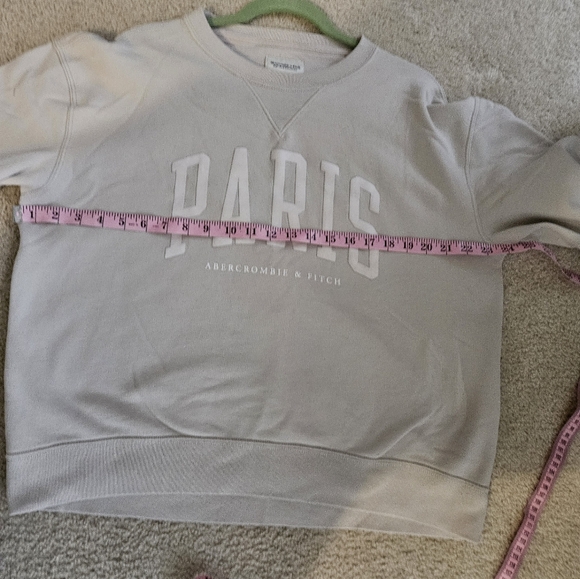 Abercrombie & Fitch crew neck Sweatshirt size large - Picture 6 of 8